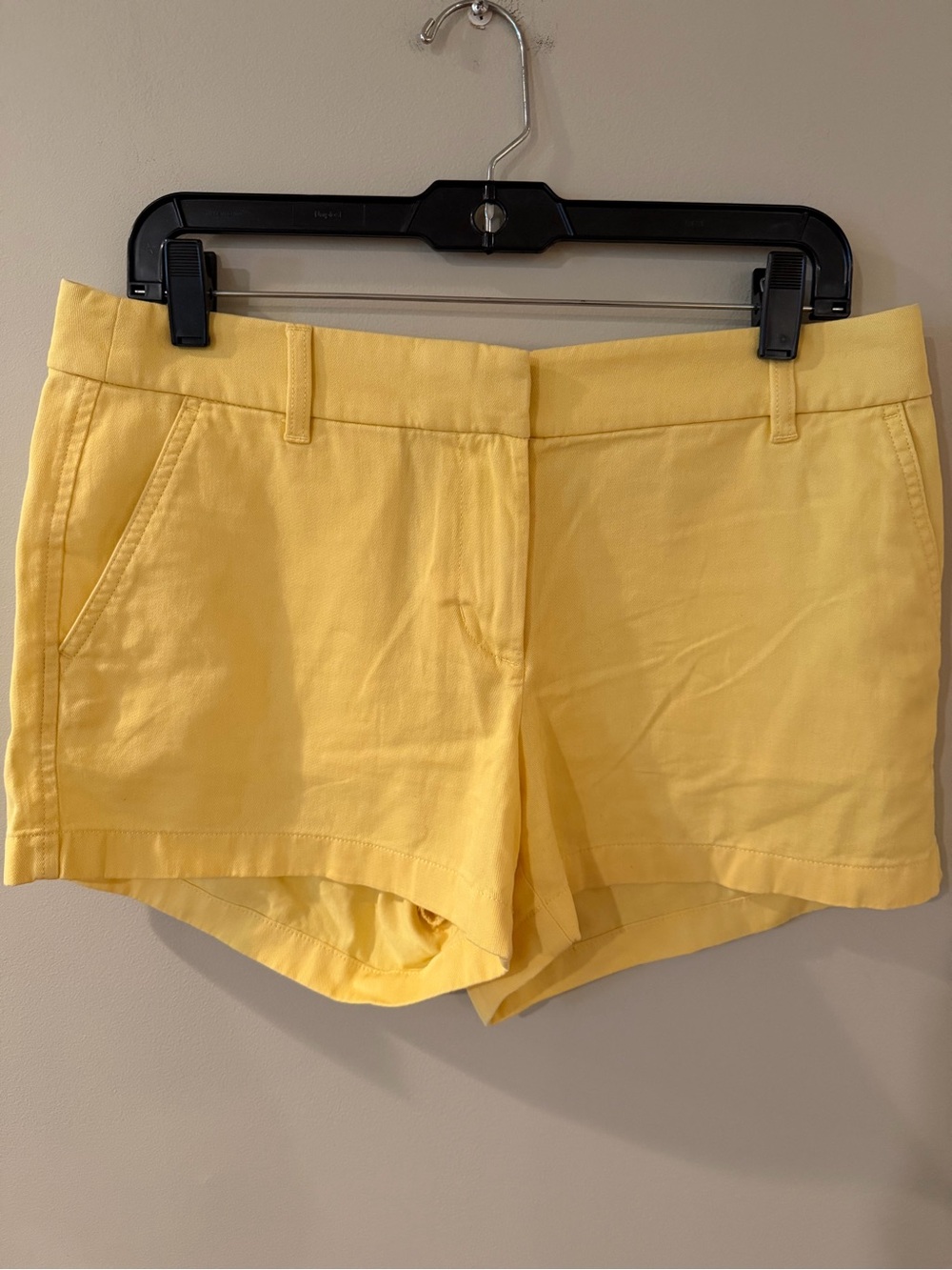 5/$25!! J. Crew Bright Yellow Cotton-Blend Shorts